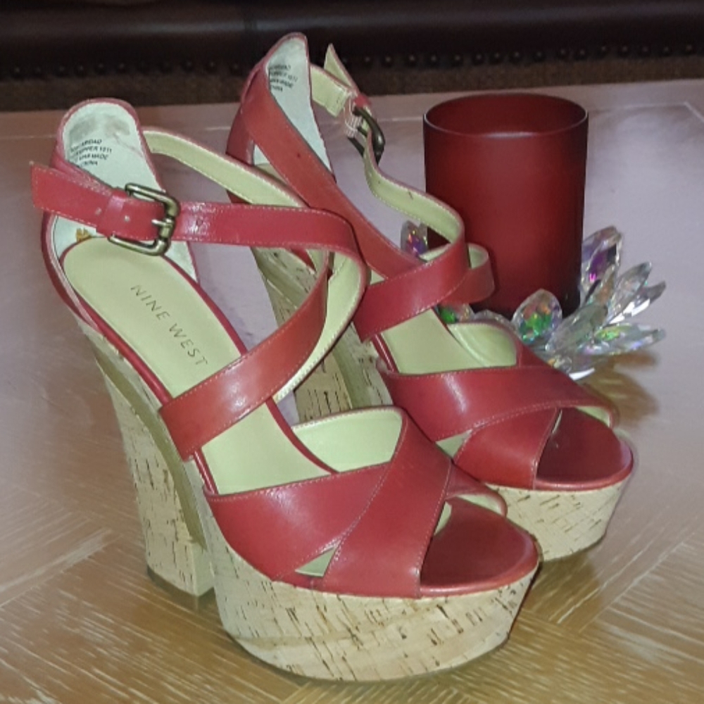 Nine West Platform Wedges 4.5